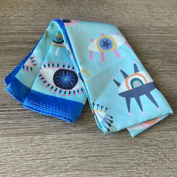 Colorful Eye Pattern Scarf N985 - Picture 3 of 3